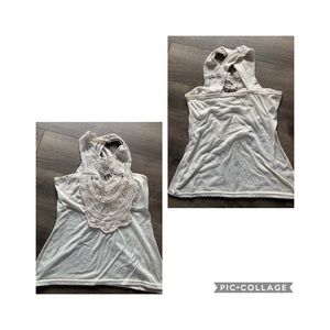 Criss cross tank top size small